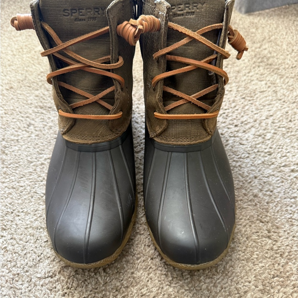 Sperry Dark Brown Waterproof Boots